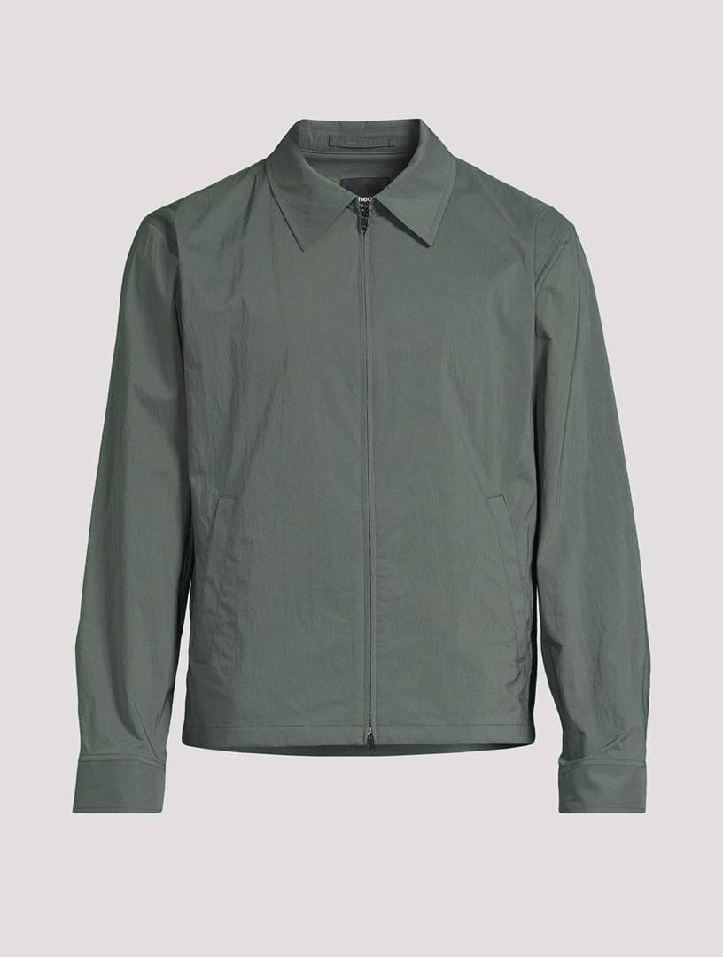 THEORY Textured Nylon City Zip Jacket | Holt Renfrew