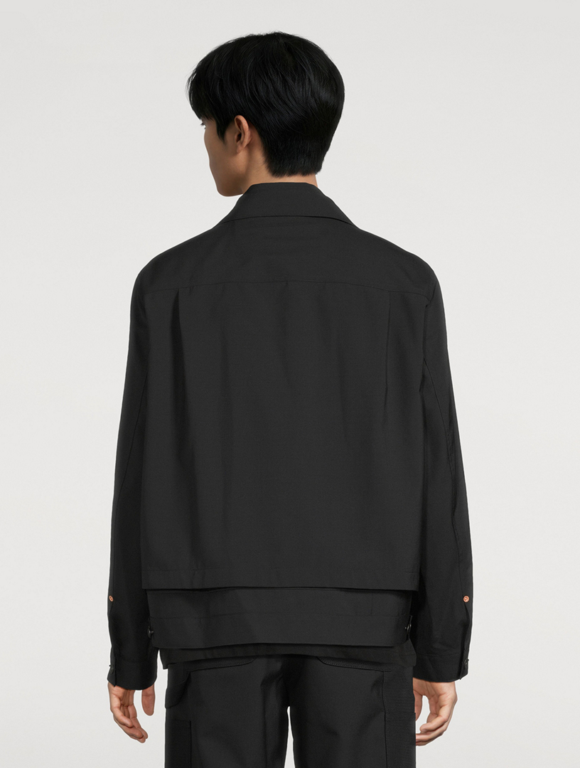 SACAI Wool-Blend Suiting Jacket | Holt Renfrew