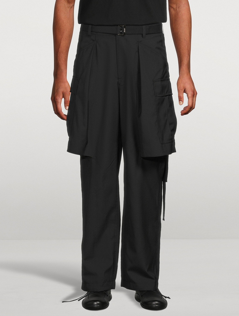 パンツ Sacai Suiting Cargo Pants SACAI Wool-Blend Cargo Suiting Pants | Holt Renfrew