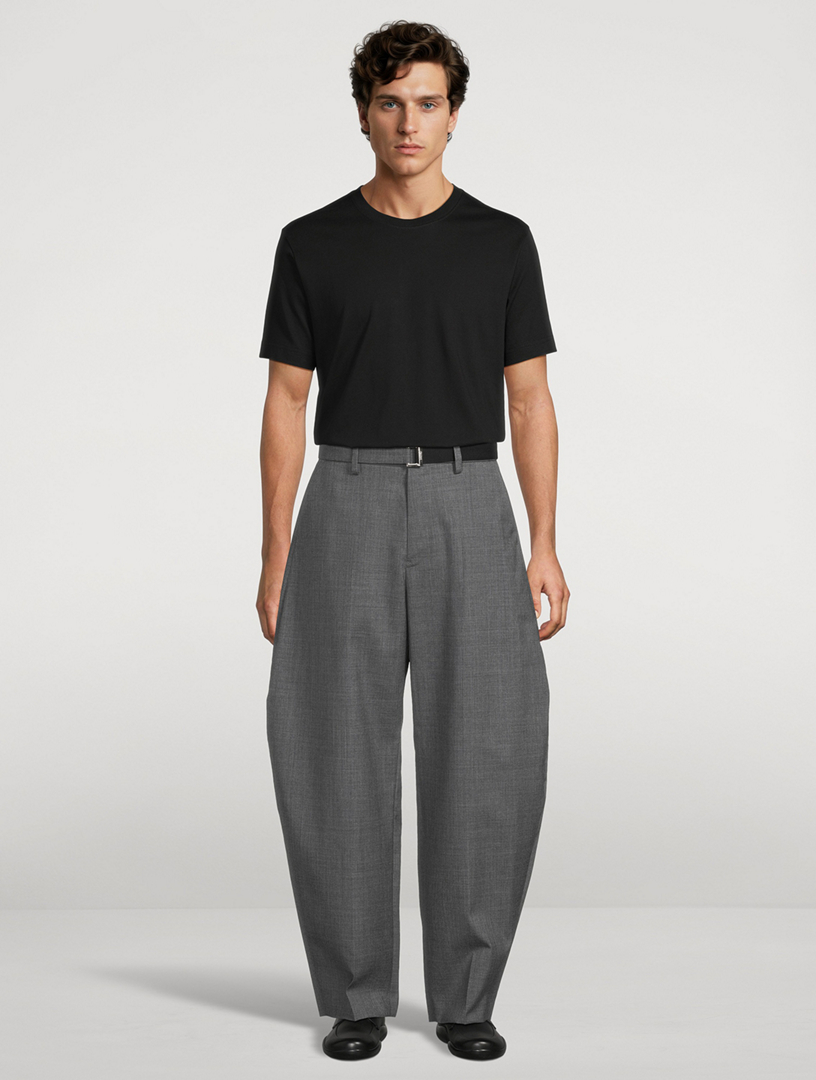 SACAI Wool Suiting Tapered Pants | Holt Renfrew