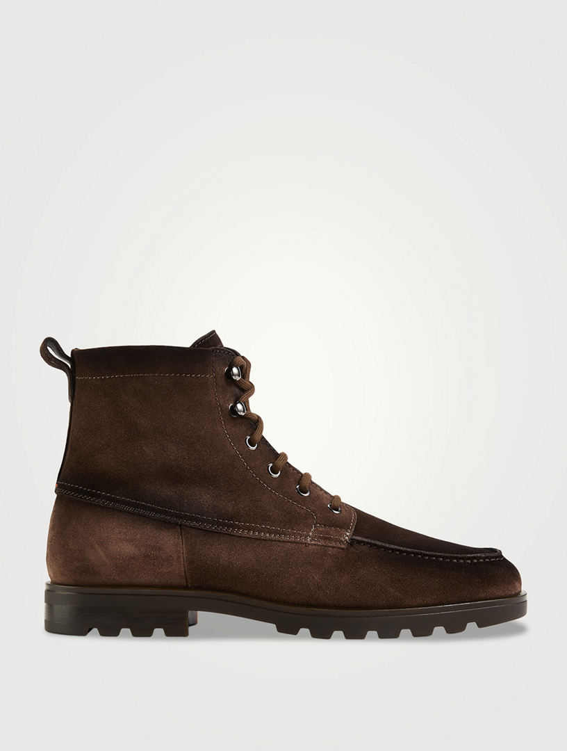 Flair Suede Laced Boots