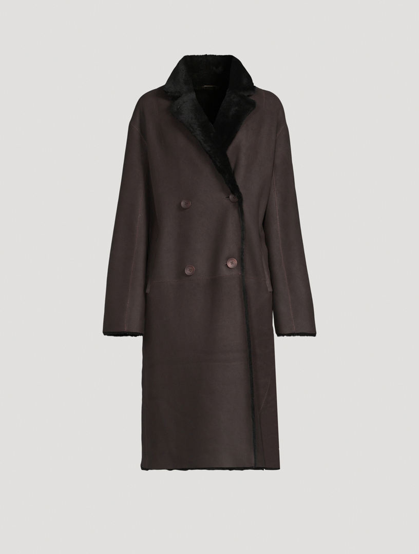 Elle Reversible Shearling Coat