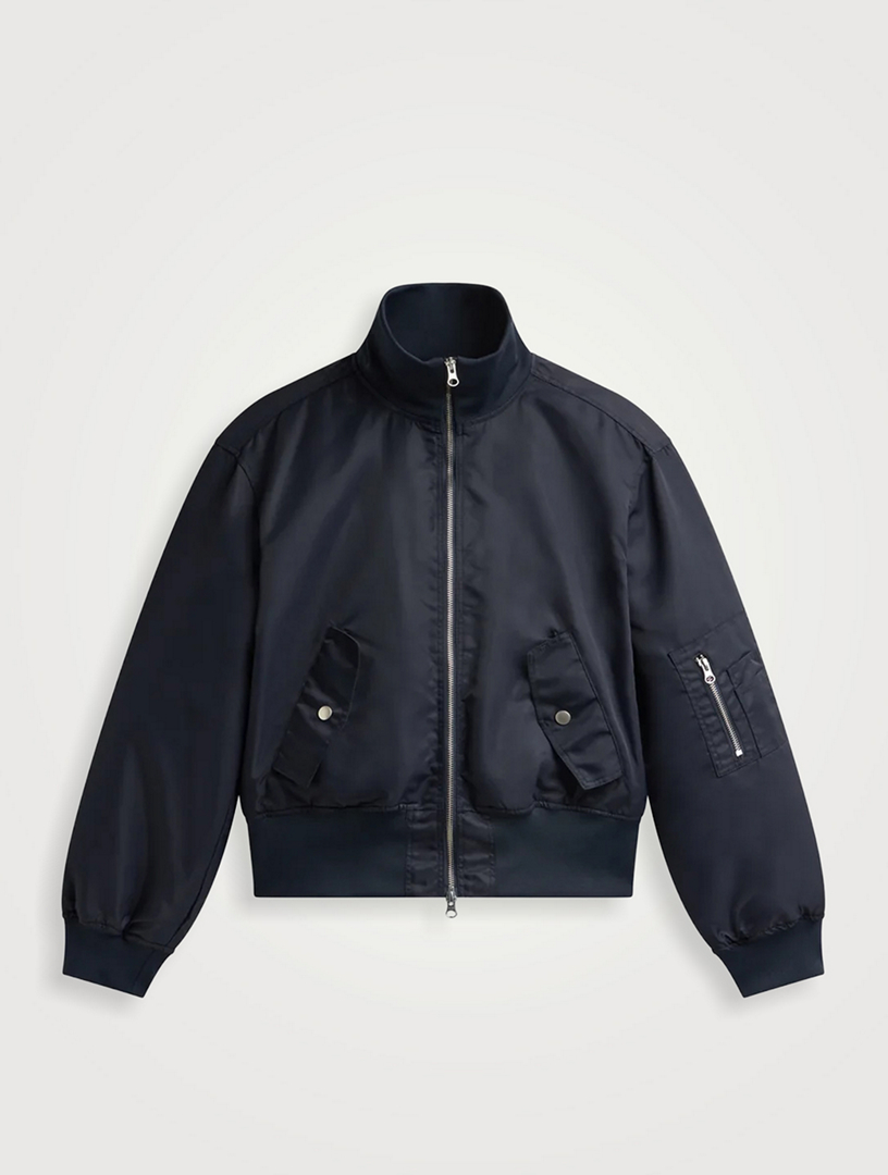Storm Cropped Bomber Jacket