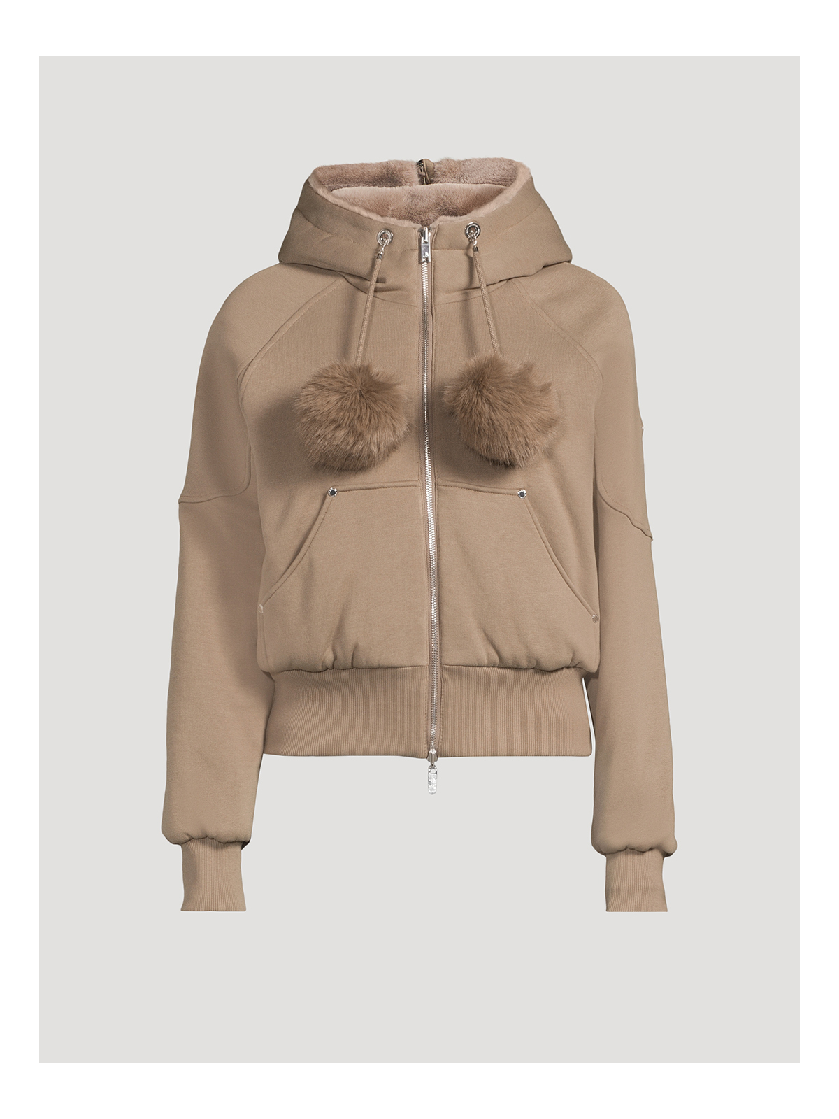 MOOSE KNUCKLES Oro Bunny Reversible Hoodie