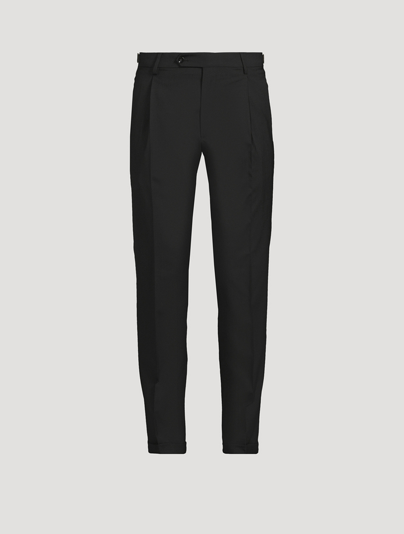 Retrolong Superfine Poplin Wool Pants