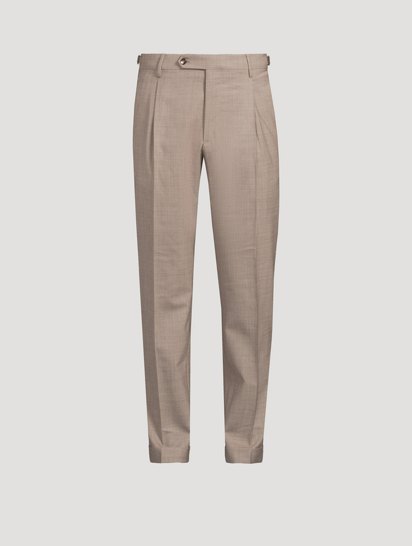 Retrolong Superfine Poplin Wool Pants