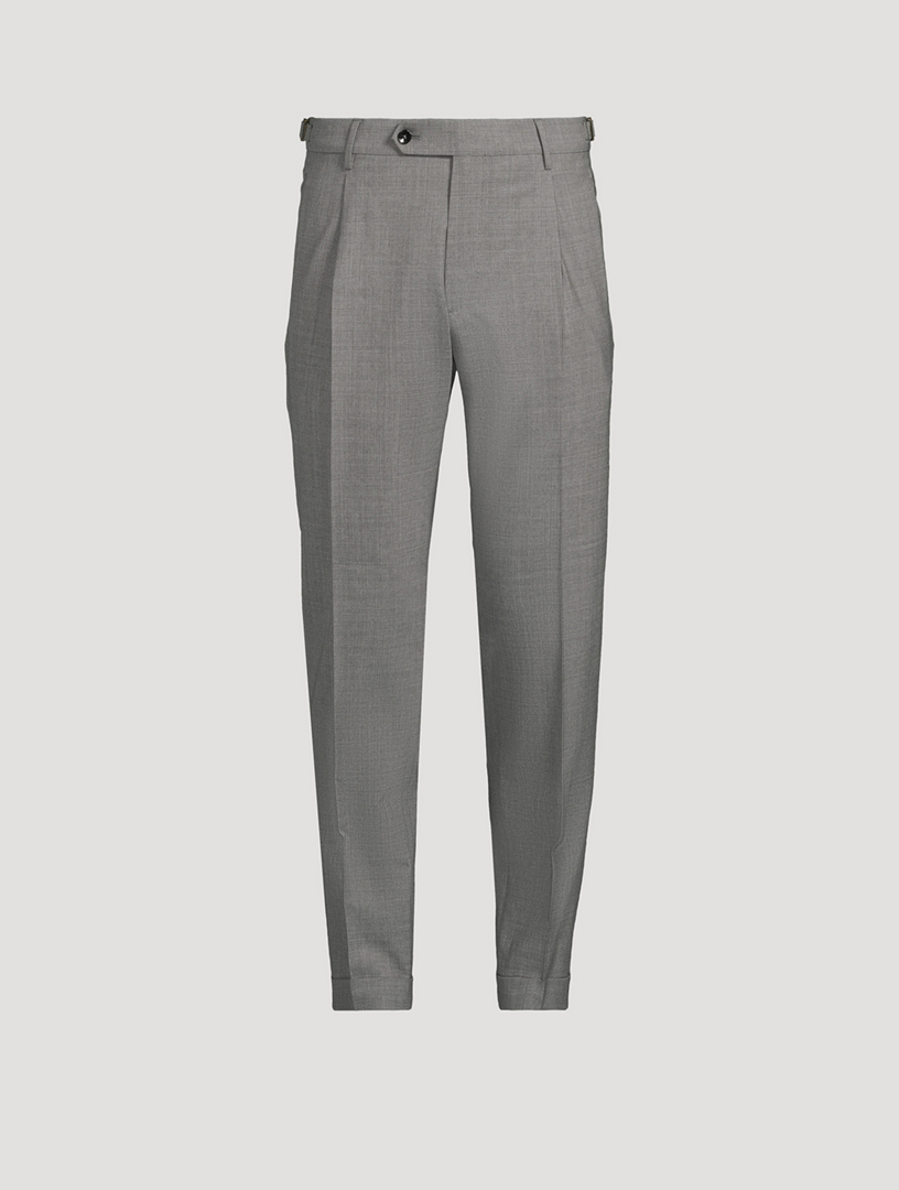 Retrolong Superfine Poplin Wool Pants