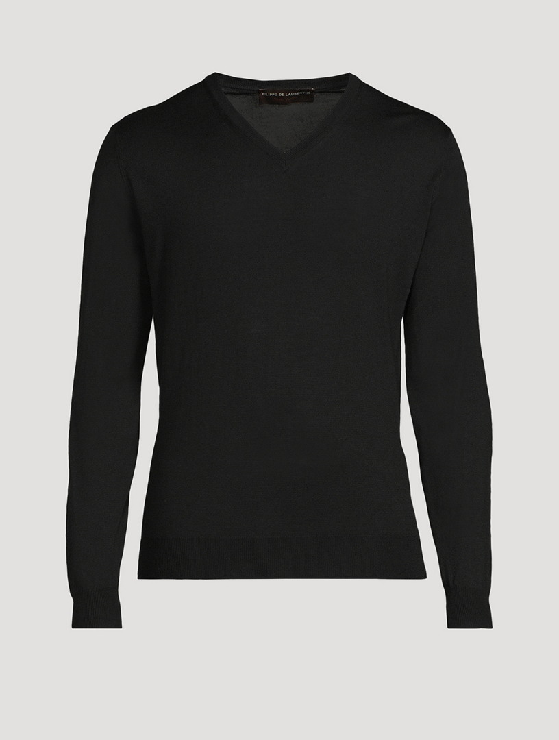 Wool V-Neck Sweater