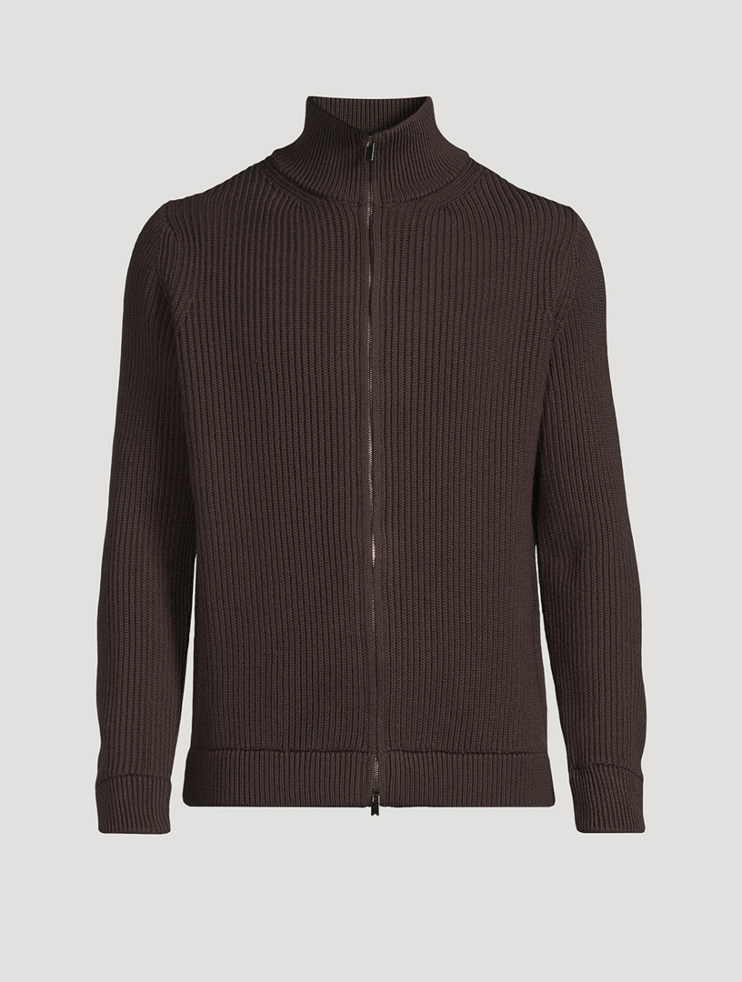 Wool Zip Sweater