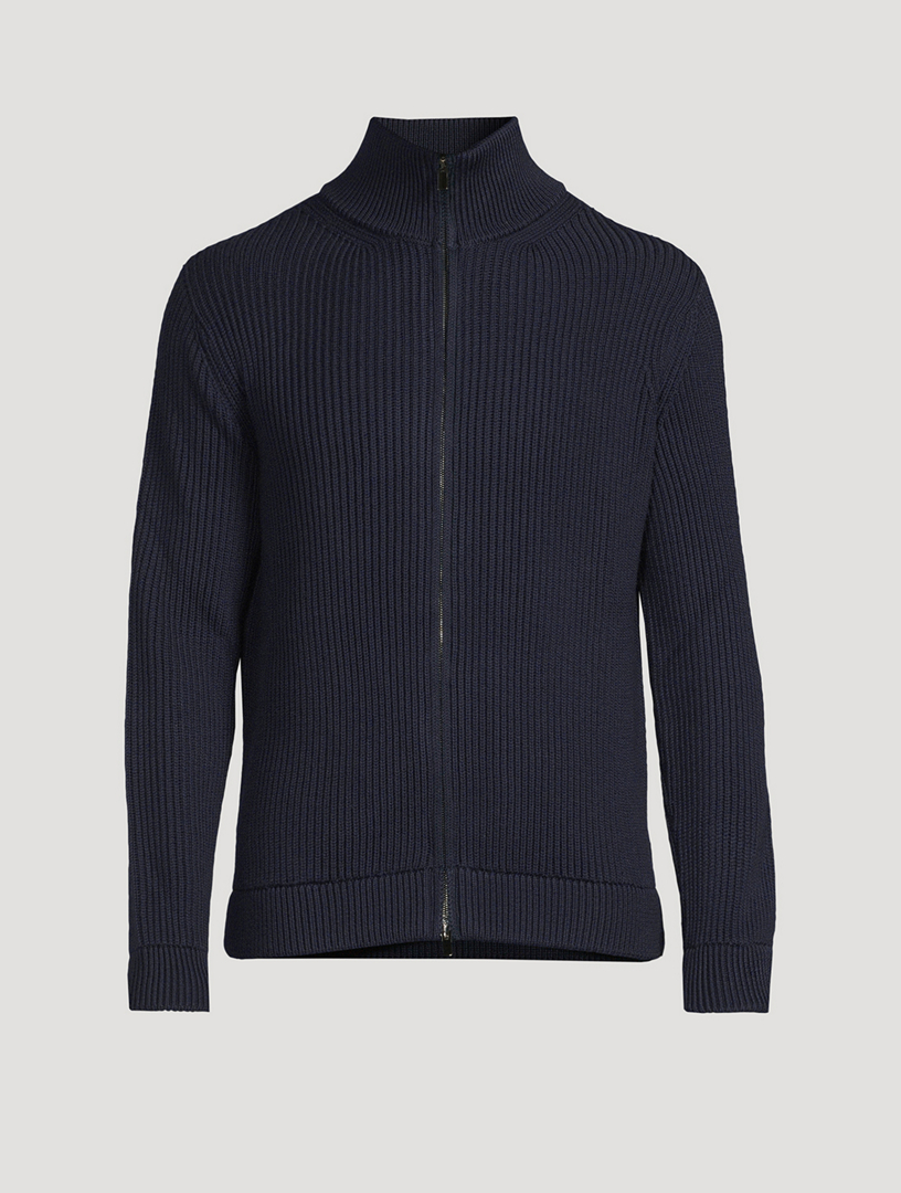 Wool Zip Sweater