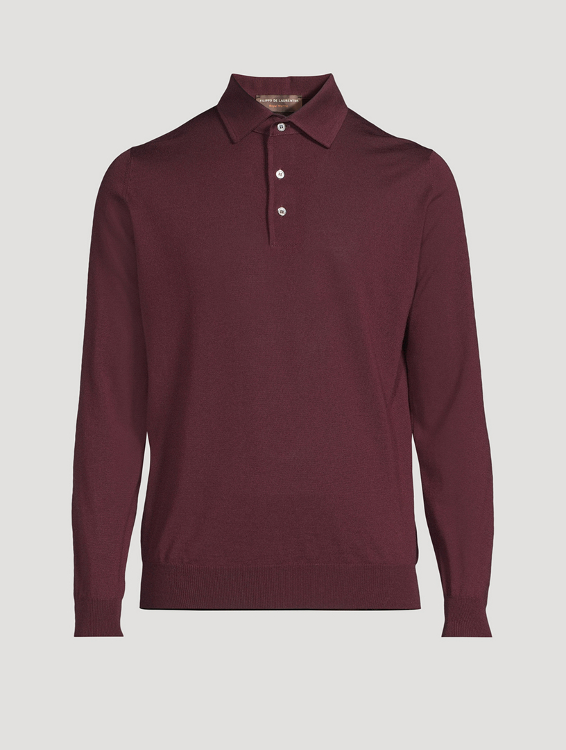 Wool Polo Sweater