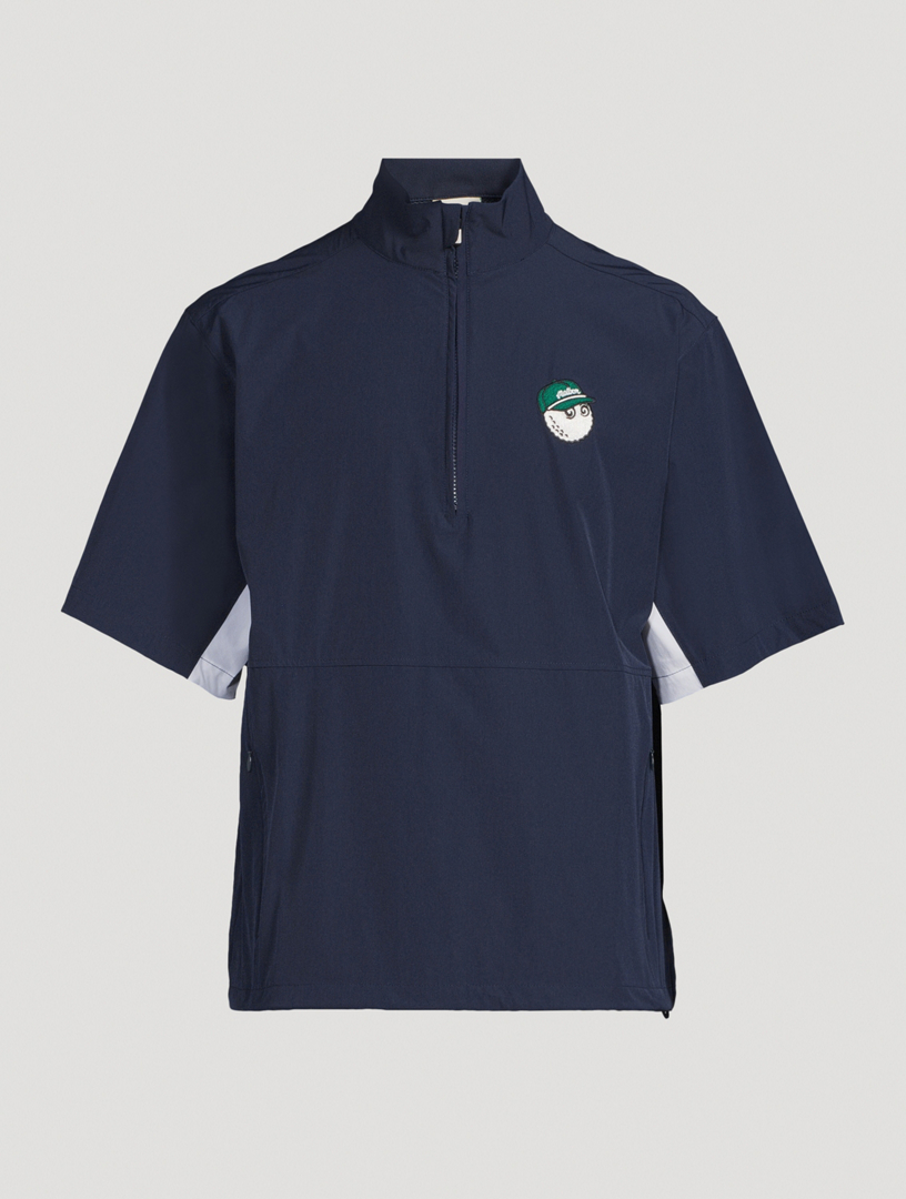 MALBON GOLF Short-Sleeve Pine Windshirt | Holt Renfrew
