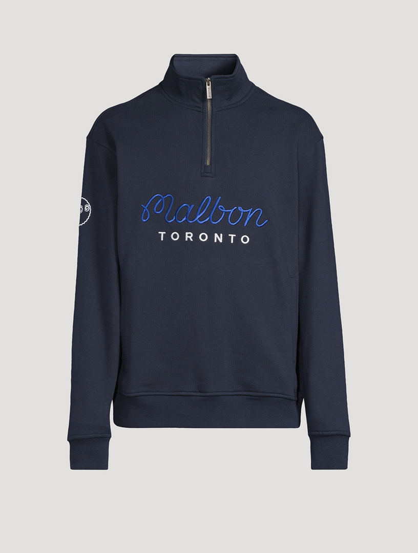 MALBON GOLF Collegiate Cotton Sweatshirt | Holt Renfrew