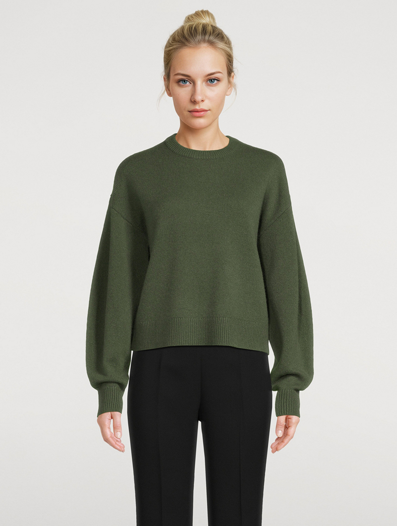 THEORY Cashmere Cropped Sweater | Holt Renfrew