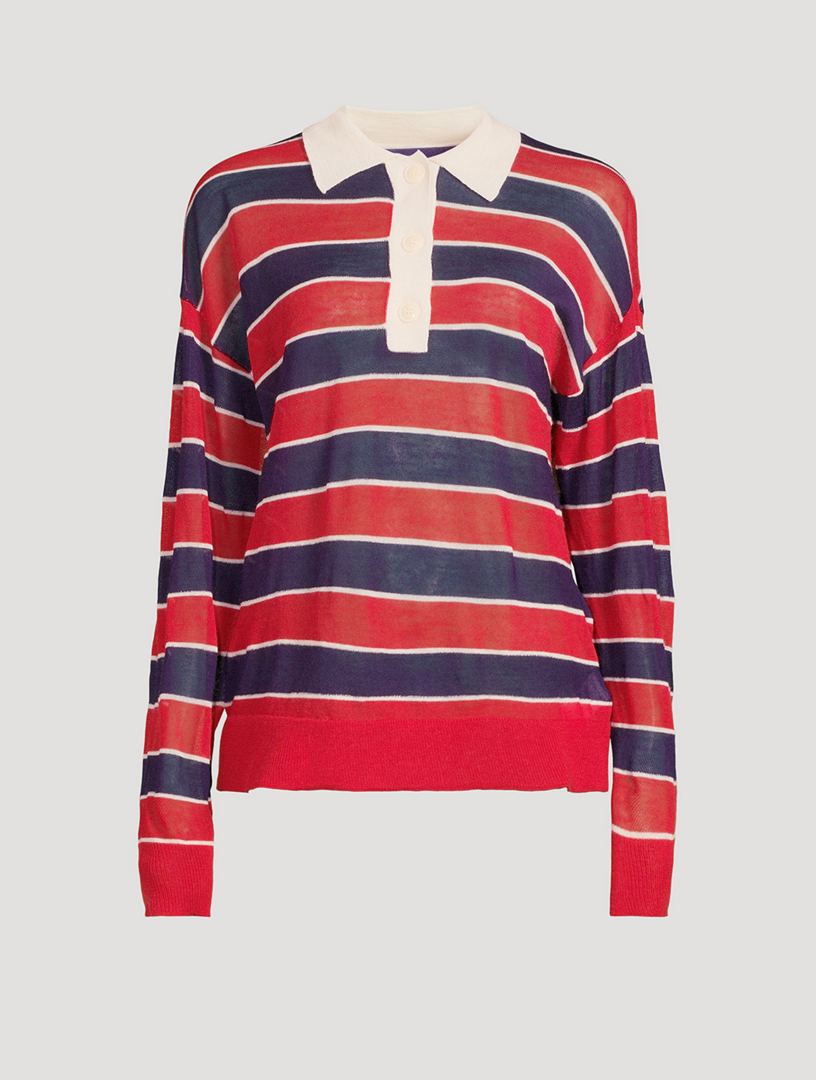The Biggie Raquette Wool Rugby Shirt