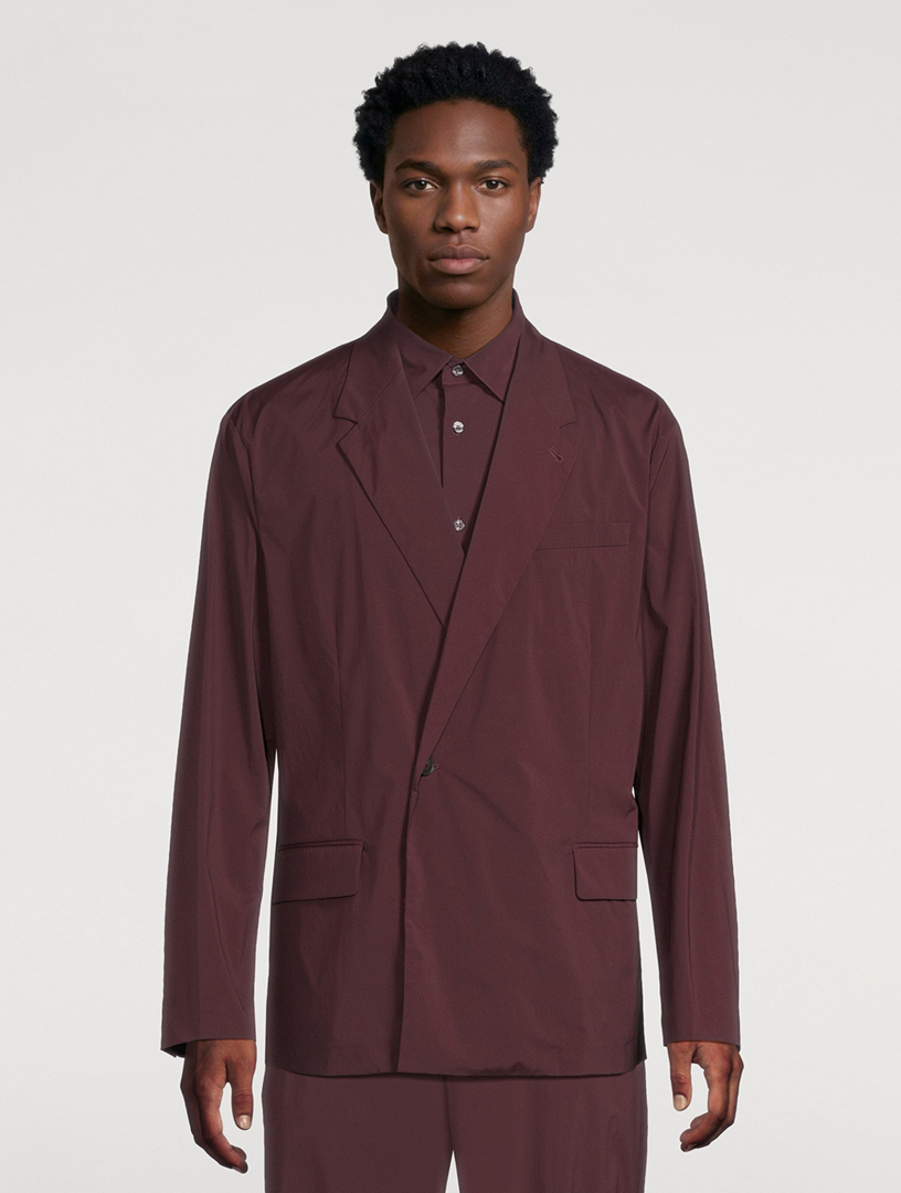 美品　EMPORIO ARMANI ジャケット　スーパーストレッチナイロン　46 EMPORIO ARMANI Stretch Nylon Jacket | Holt Renfrew
