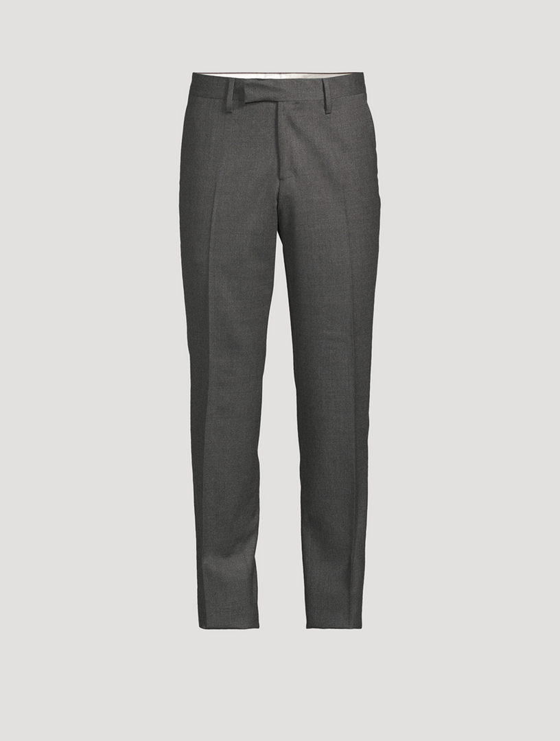 Wool Stretch Slim Pants