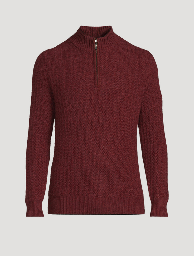 Canova Cashmere Half-Zip Sweater