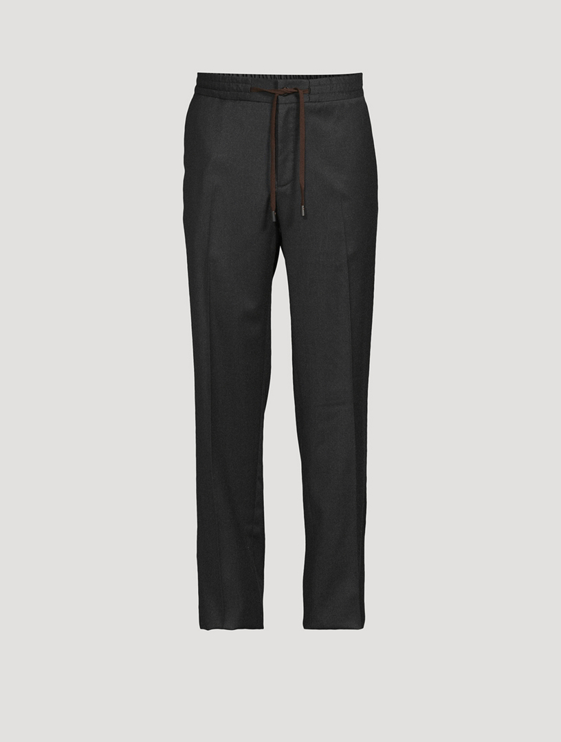 Simpliciano Wool Drawstring Pants