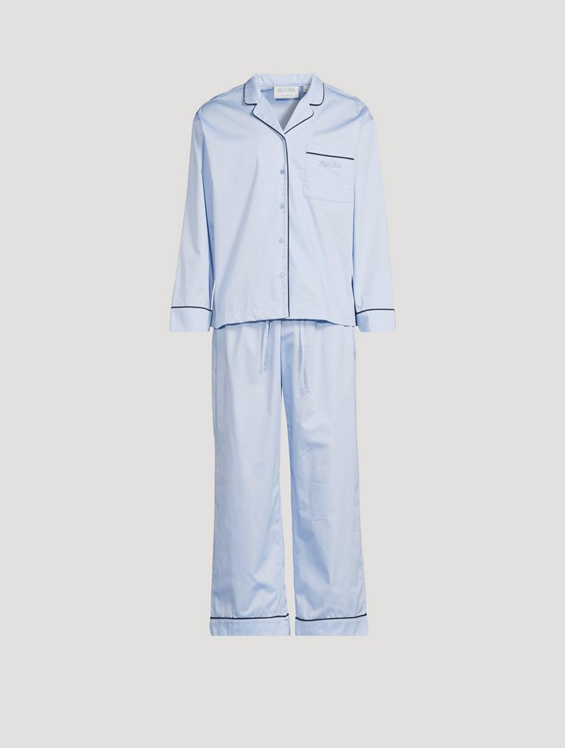 Hotel Holts Long-Sleeve Pajama Set