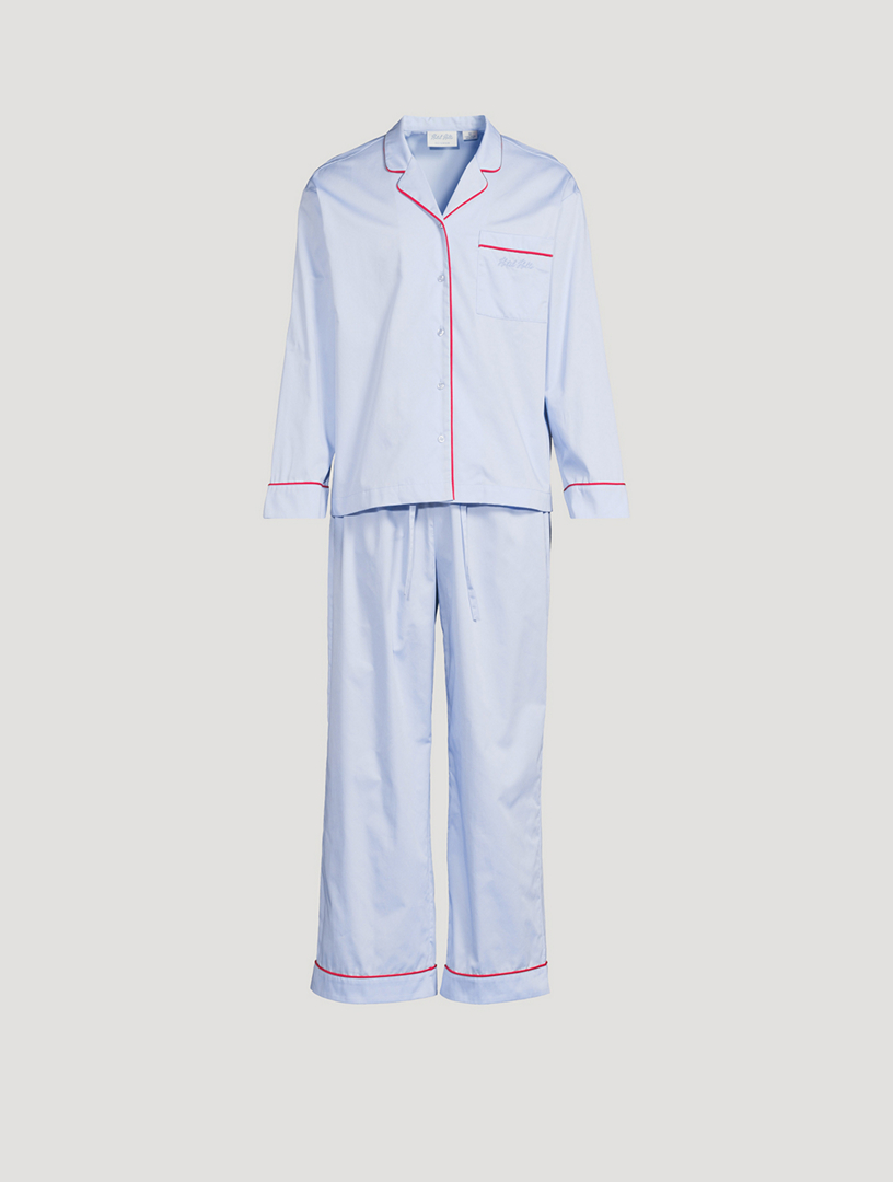 Hotel Holts Long-Sleeve Pajama Set