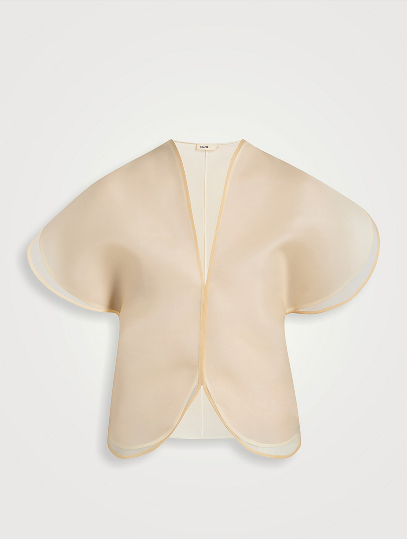 Blouse Briar en organza de soie