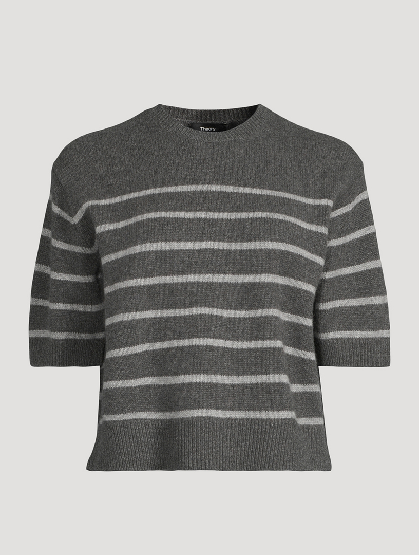 Striped Cashmere T-Shirt