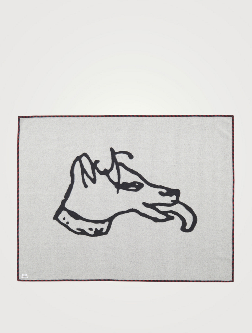 Dog  Merino Wool Blanket