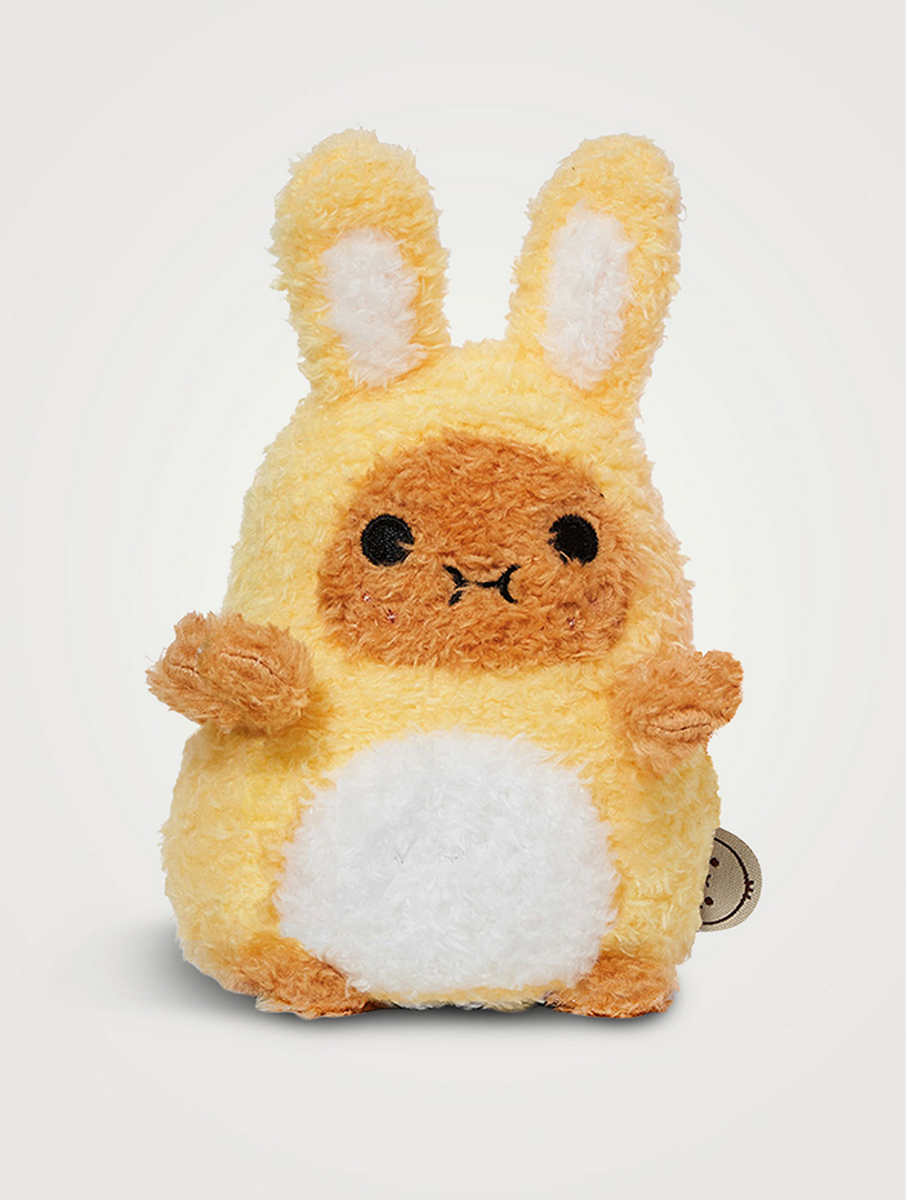 Yellow Bunny Ricespud Mini Sitting Plush Toy