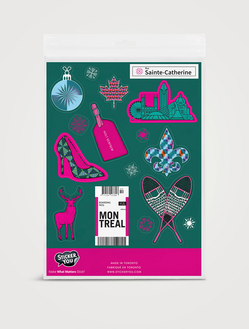 Holiday Sticker Pages - Montreal