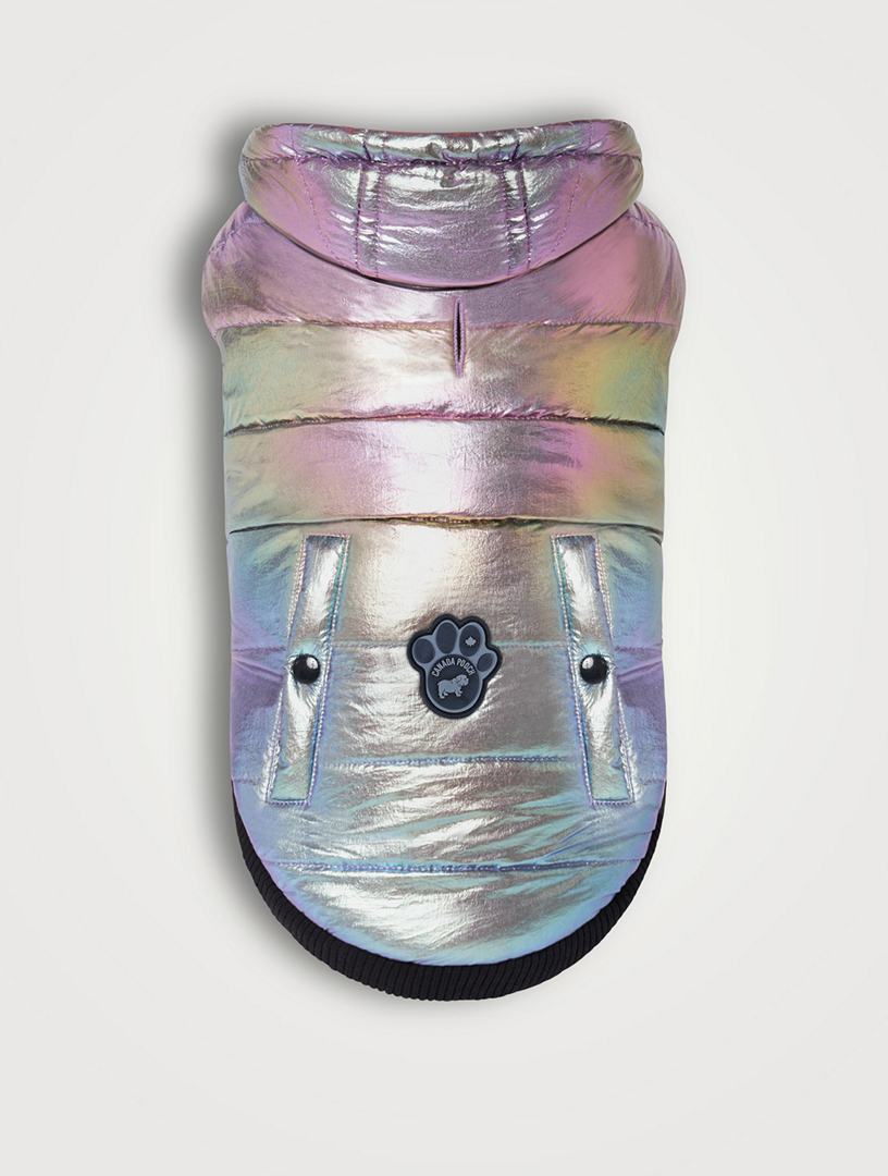 Shiny Puffer Dog Vest