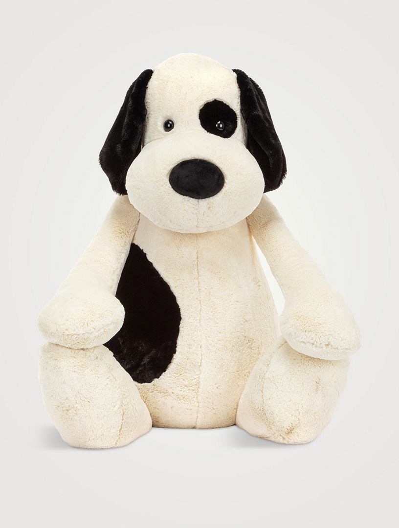 Peluche Chiot noir et crème Bashful, géant format