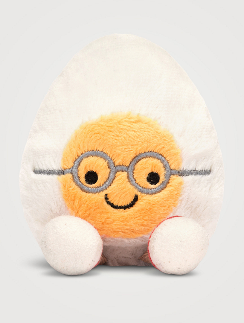 Amuseable Boiled Egg Geek Plush Toy