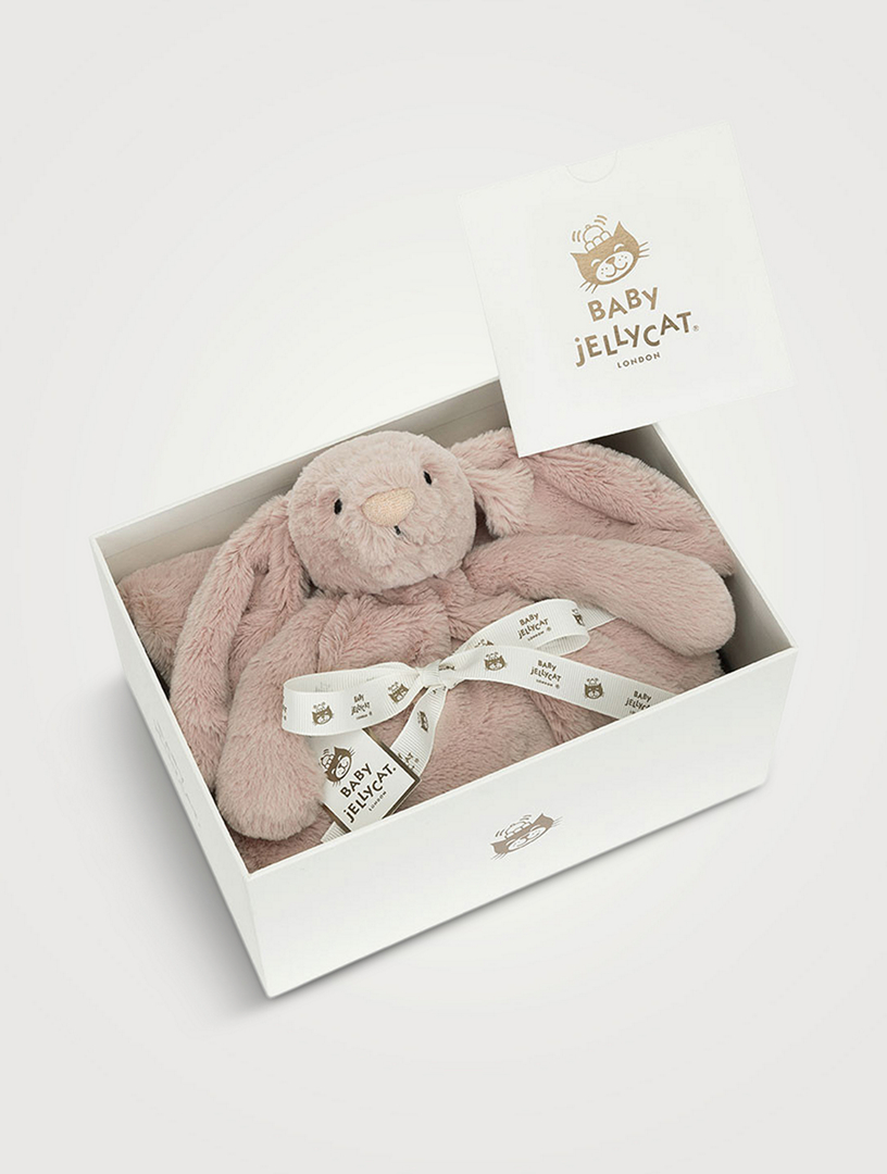 Bashful Luxe Bunny Rosa Blankie
