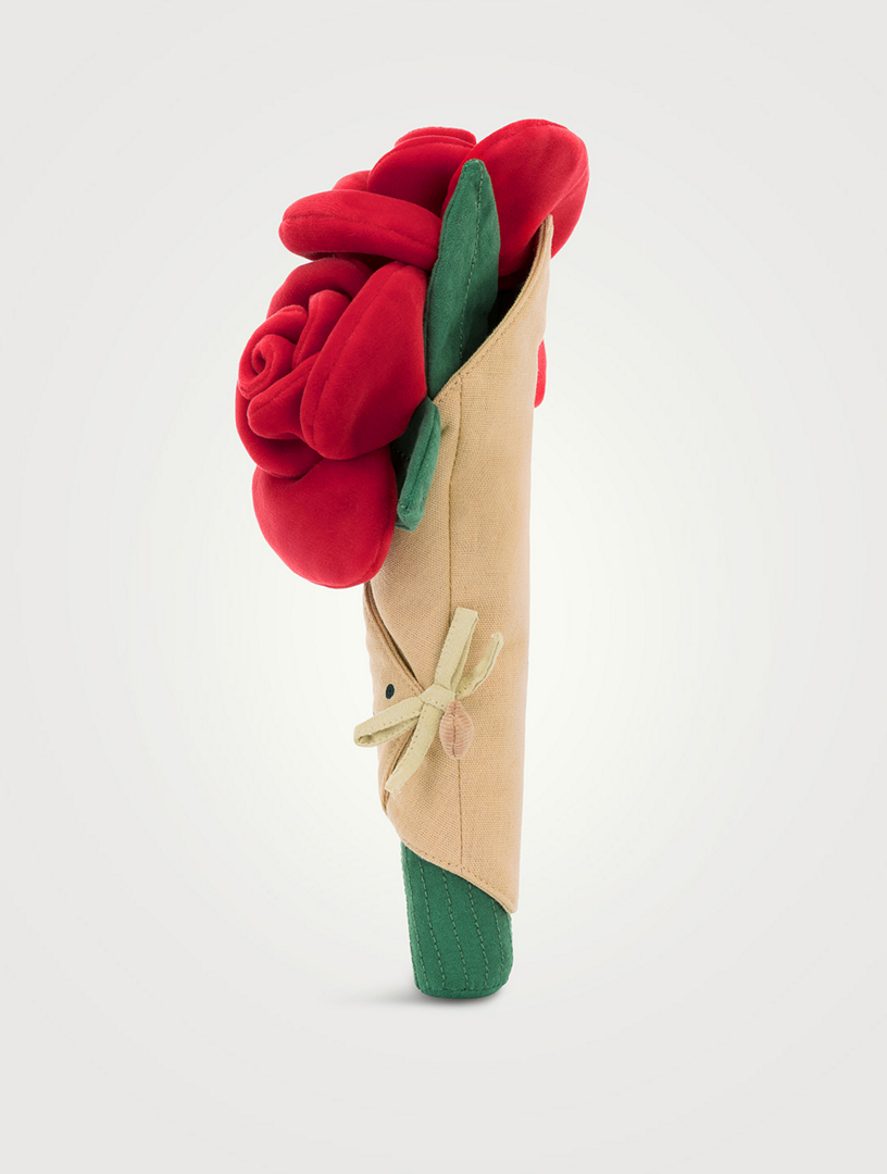 ジェリーキャット ローズ花　Rose Bouquet JELLYCAT Amuseables Rose Bouquet Plush Toy | Holt Renfrew