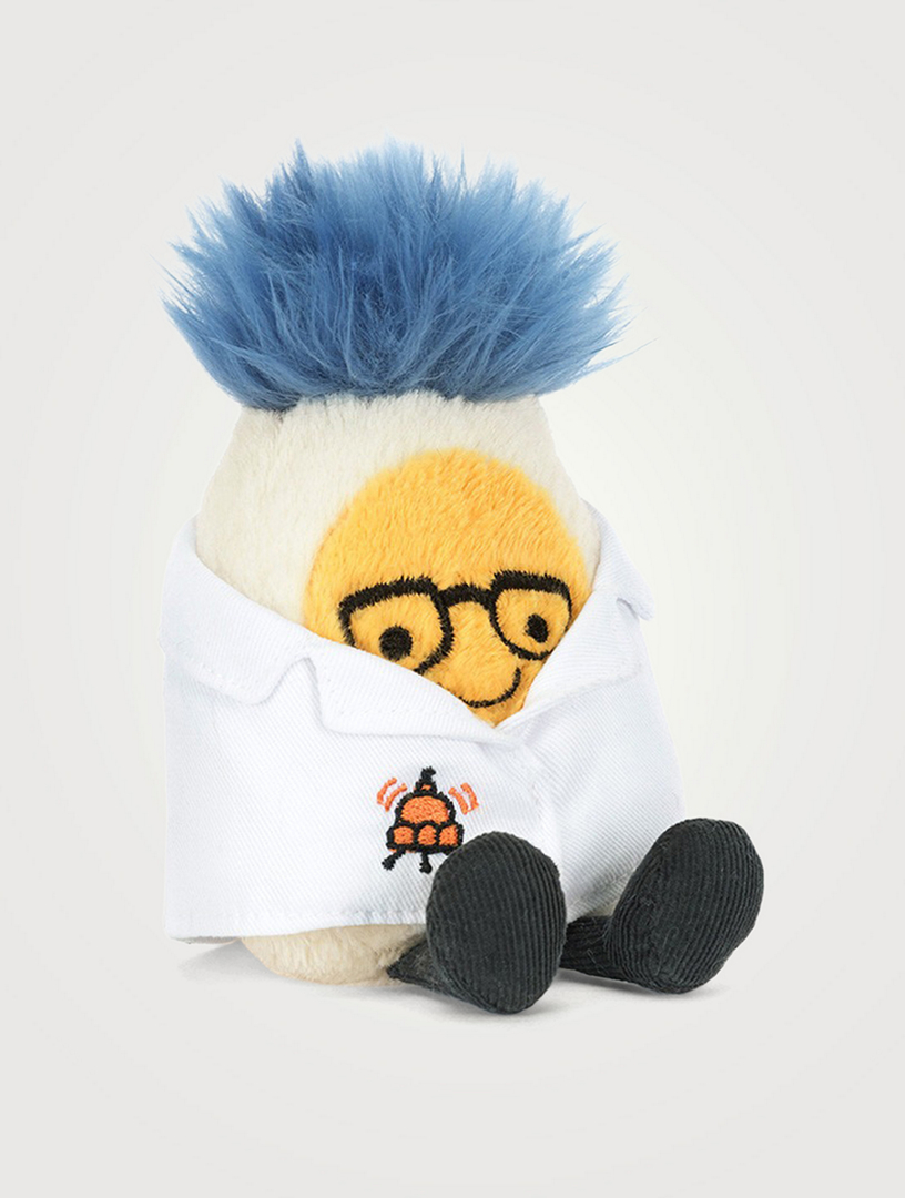 Peluche Œuf dur scientifique