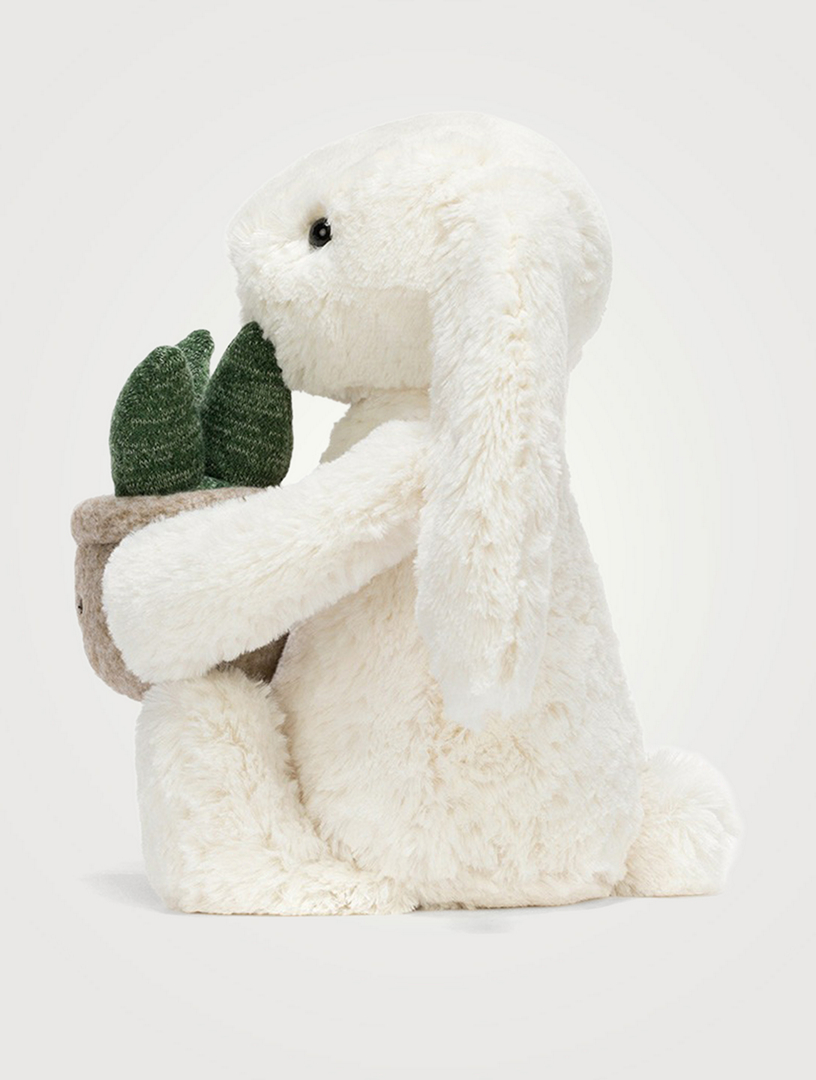 JELLYCAT Cream Bunny With Plant | Holt Renfrew