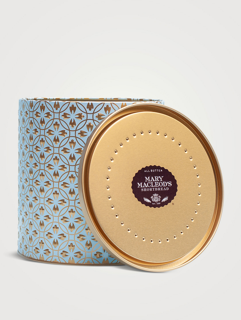 MARY MACLEOD Embossed Cookie Jar Tin of 30 Assorted All-Butter