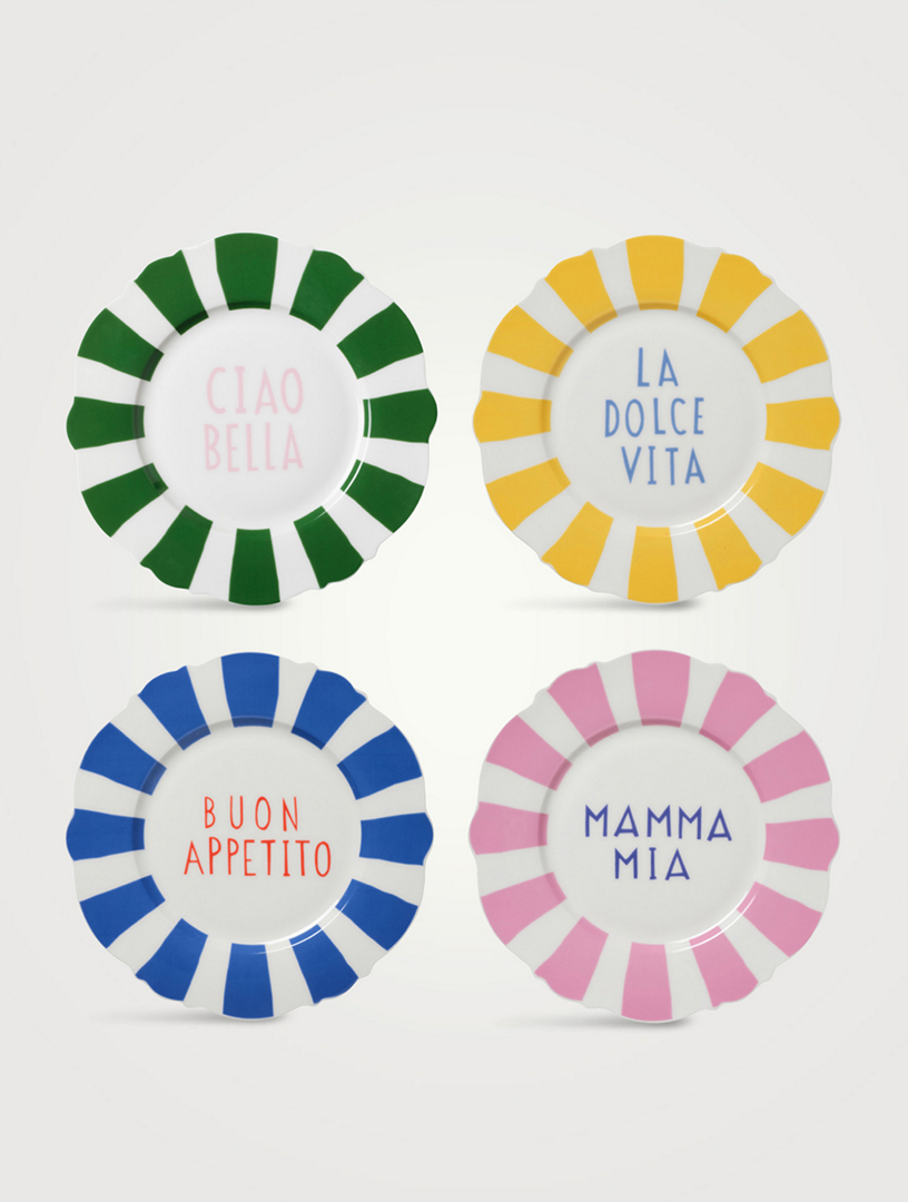 Set Of Four Italian Side Plates