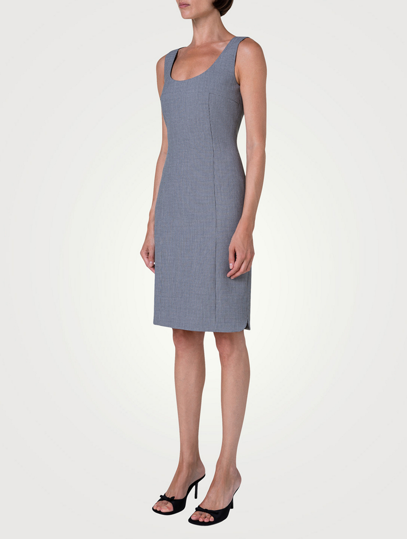 Sheath Dress Houndstooth Print