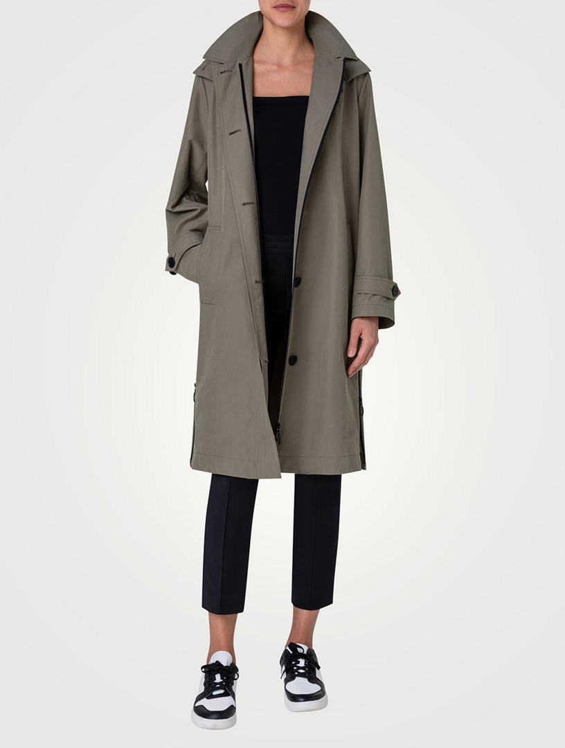 Cotton-Blend Coat