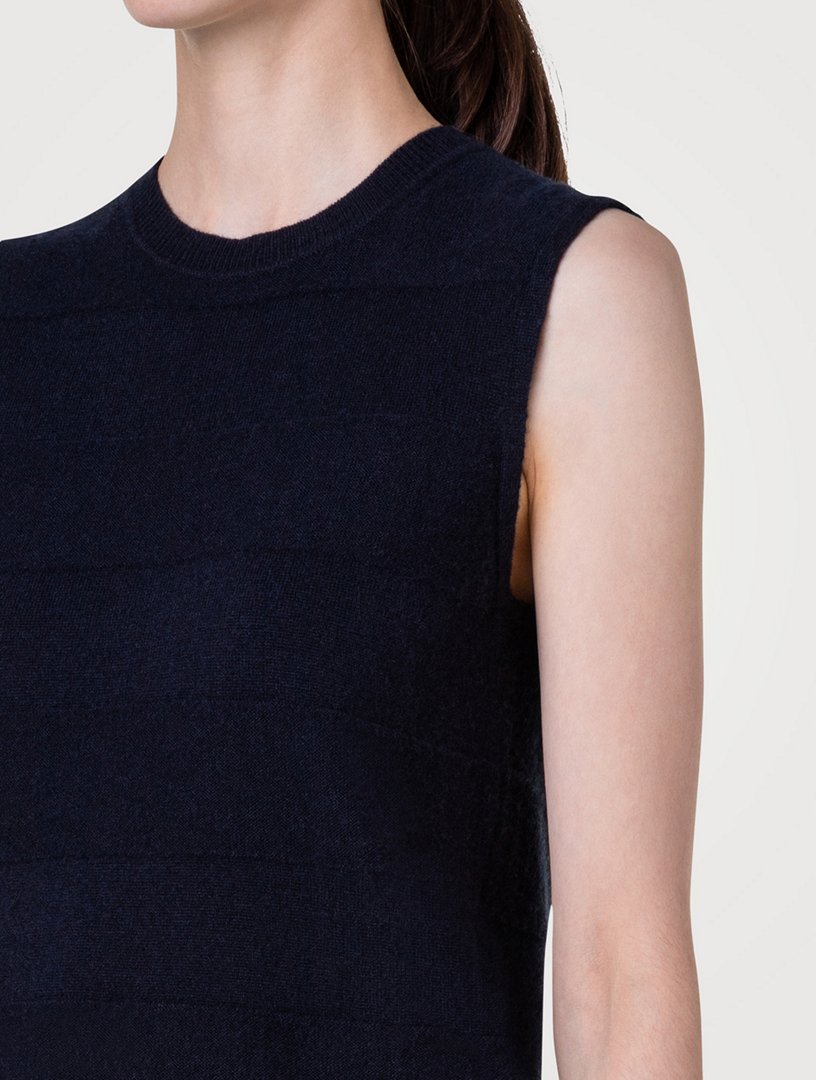 Sleeveless Cashmere Sweater
