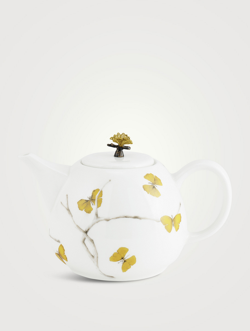 Butterfly Ginkgo Tea Pot