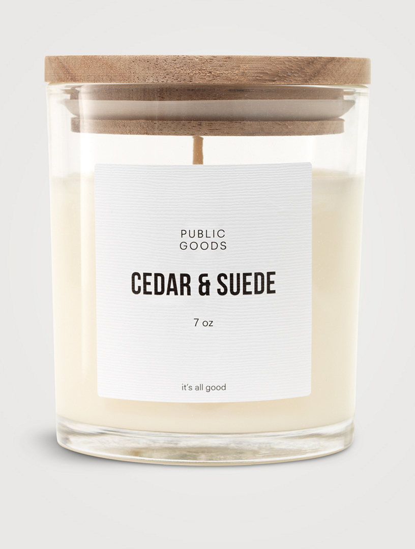 PUBLIC GOODS Cedar & Suede Candle  