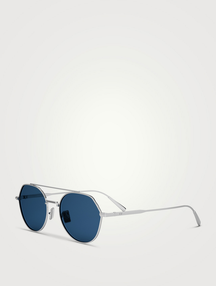 DiorBlackSuit R6U Round Sunglasses
