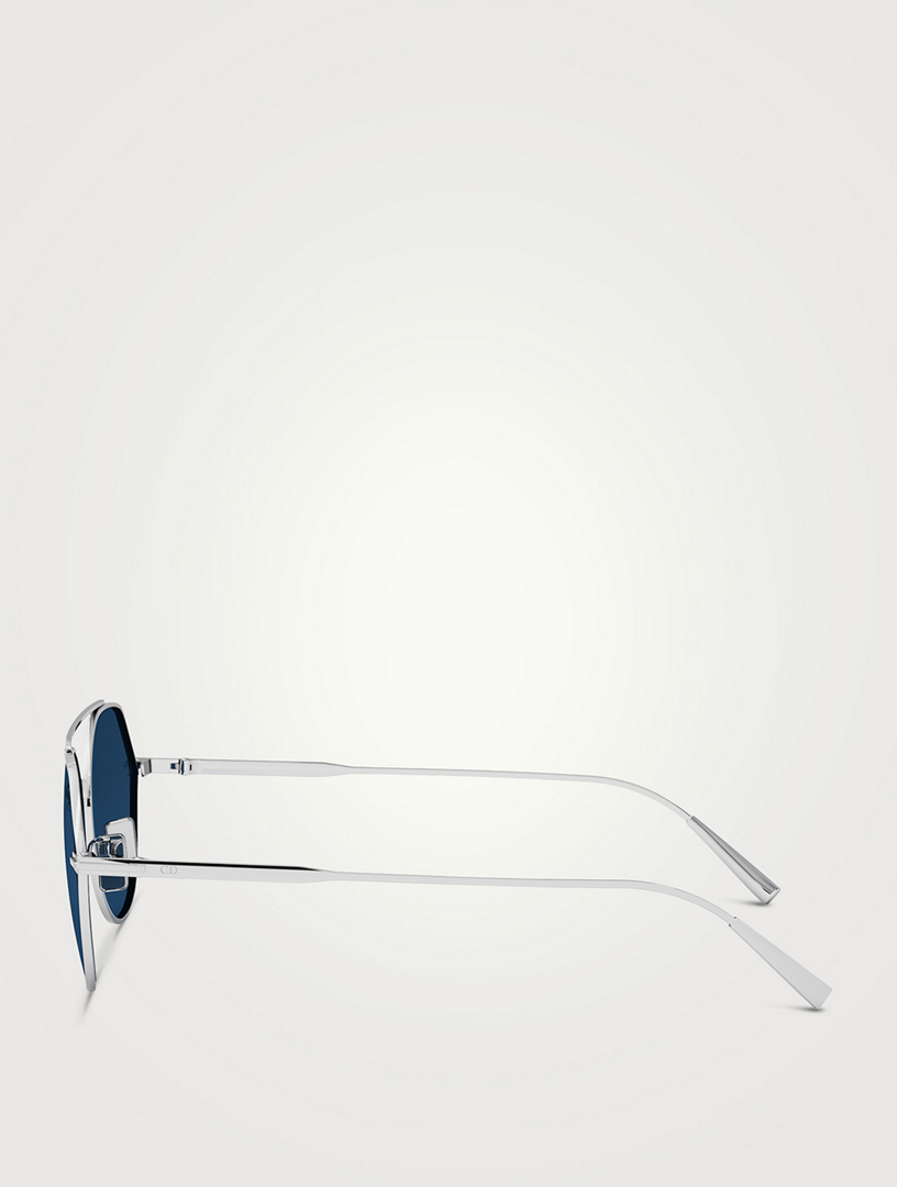 DiorBlackSuit R6U Round Sunglasses