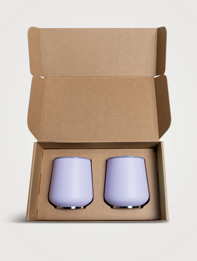 Lot de 2 gobelets de voyage 12 oz Ruby