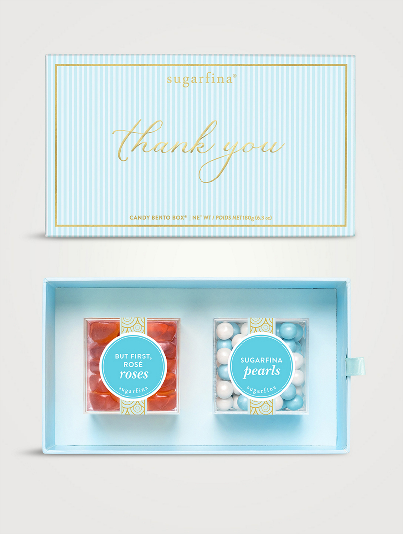 Two-Piece Thank You Candy Bento Box