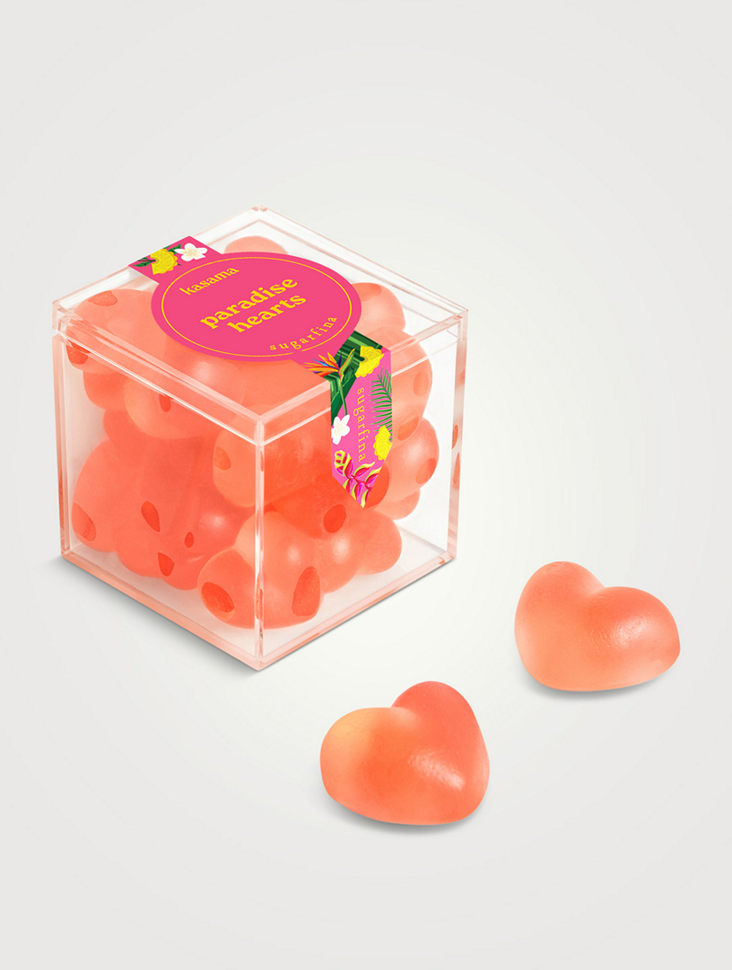 Boîte gourmande de bonbons Paradise Hearts, petit format