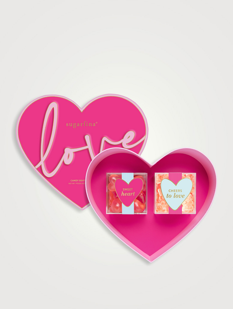 Two-Piece Valentine's Heart Candy Bento Box